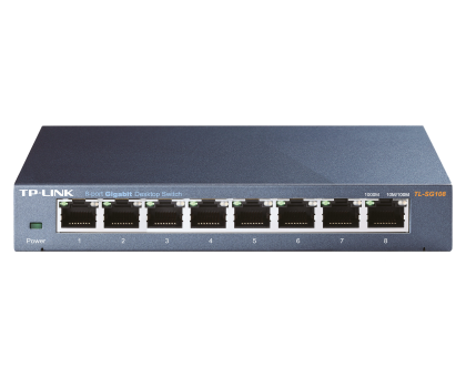Switch TP-Link 8p TL-SG108 Metal (8x10/100/1000Mbit)